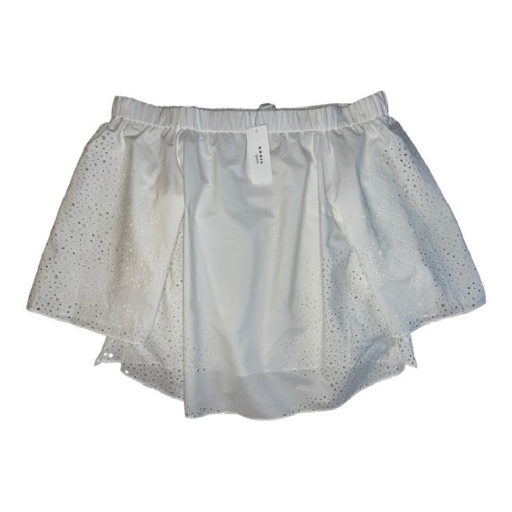 Akris Punto White Eyelet Blouse